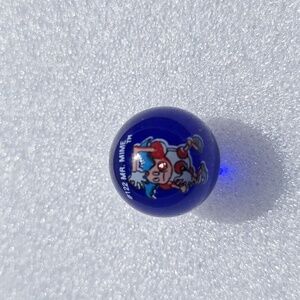 Mr. Mime #122 Pokémon vintage 1990's dark blue glass marble